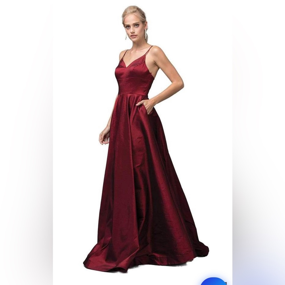 A-line prom dress
